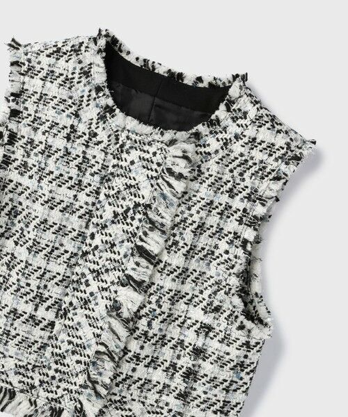 GRACE CONTINENTAL / グレースコンチネンタル ベスト | コンパクトツイードベスト | 詳細7