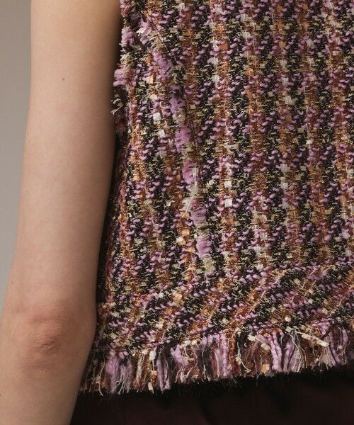 GRACE CONTINENTAL / グレースコンチネンタル ベスト | コンパクトツイードベスト | 詳細13