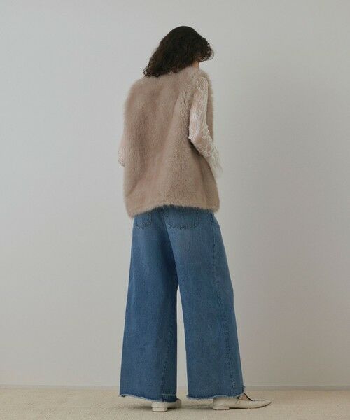 GRACE CONTINENTAL / グレースコンチネンタル その他アウター | フェイクフォックスファ−ベスト | 詳細5