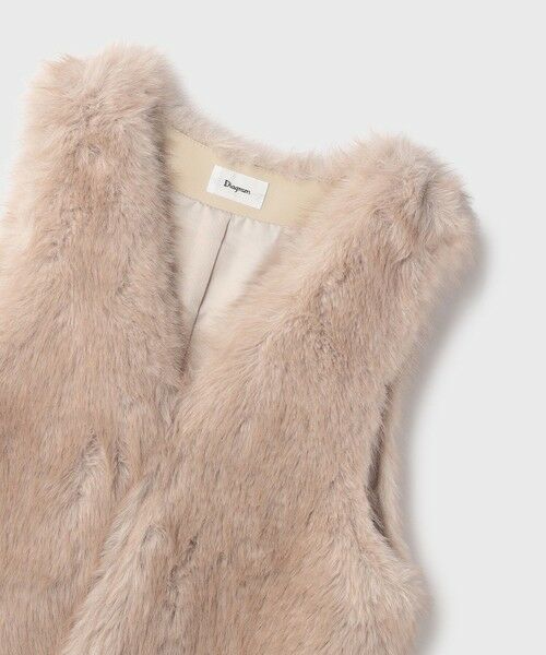 GRACE CONTINENTAL / グレースコンチネンタル その他アウター | フェイクフォックスファ−ベスト | 詳細8