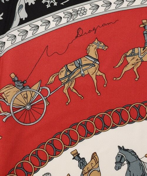 GRACE CONTINENTAL / グレースコンチネンタル バンダナ・スカーフ | ホースプリントスカーフ | 詳細3