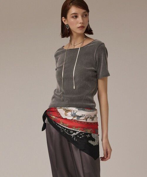 GRACE CONTINENTAL / グレースコンチネンタル バンダナ・スカーフ | ホースプリントスカーフ | 詳細6