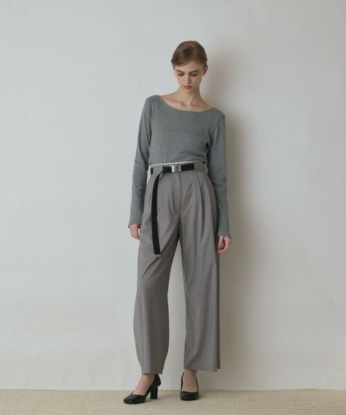 GRACE CONTINENTAL / グレースコンチネンタル カットソー | ウ−ルコットンテレコトップ | 詳細7