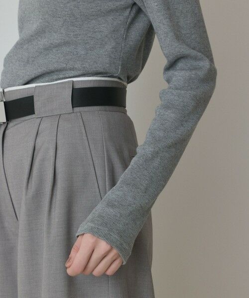 GRACE CONTINENTAL / グレースコンチネンタル カットソー | ウ−ルコットンテレコトップ | 詳細11