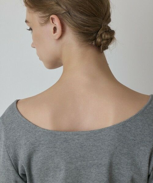 GRACE CONTINENTAL / グレースコンチネンタル カットソー | ウ−ルコットンテレコトップ | 詳細12