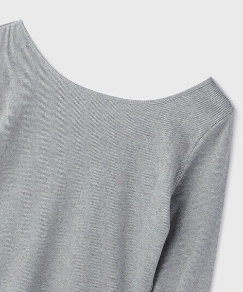 GRACE CONTINENTAL / グレースコンチネンタル カットソー | ウ−ルコットンテレコトップ | 詳細15