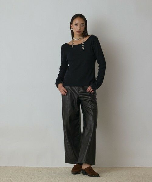 GRACE CONTINENTAL / グレースコンチネンタル カットソー | ウ−ルコットンテレコトップ | 詳細16