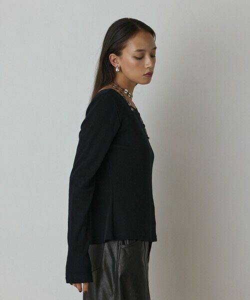 GRACE CONTINENTAL / グレースコンチネンタル カットソー | ウ−ルコットンテレコトップ | 詳細21