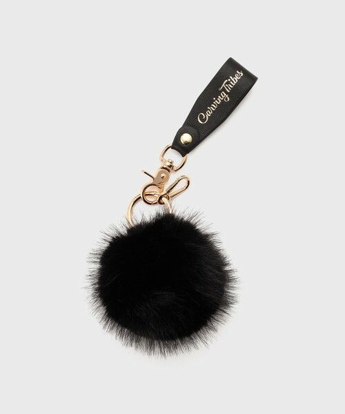 GRACE CONTINENTAL/グレースコンチネンタル ファーチャーム ブラック F GRACE CONTINENTAL/グレースコンチネンタル ファーチャーム ブラック F