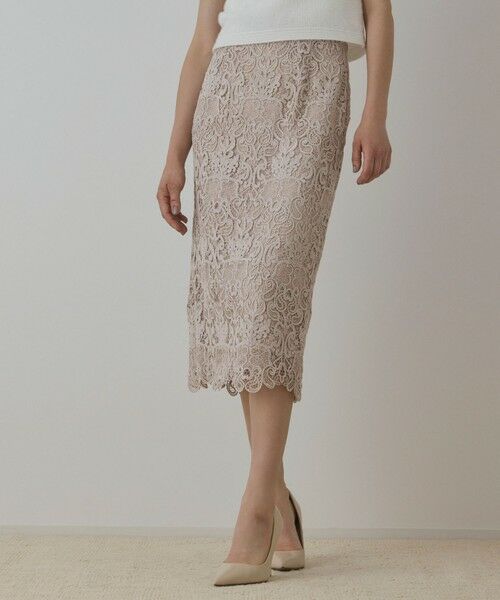 GRACE CONTINENTAL / グレースコンチネンタル ミニ・ひざ丈スカート | レ−スタイトスカート | 詳細4