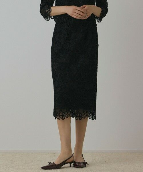 GRACE CONTINENTAL / グレースコンチネンタル ミニ・ひざ丈スカート | レ−スタイトスカート | 詳細11