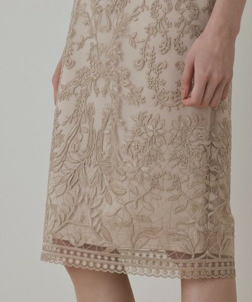 GRACE CONTINENTAL / グレースコンチネンタル ドレス | コ−ド刺繍タイトドレス | 詳細8