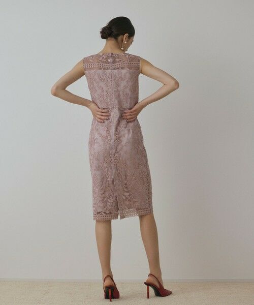 GRACE CONTINENTAL / グレースコンチネンタル ドレス | コ−ド刺繍タイトドレス | 詳細15