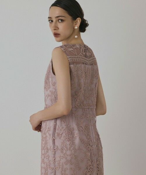 GRACE CONTINENTAL / グレースコンチネンタル ドレス | コ−ド刺繍タイトドレス | 詳細17