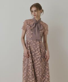 GRACE CONTINENTAL / グレースコンチネンタル ドレス | フラワ−フレアドレス