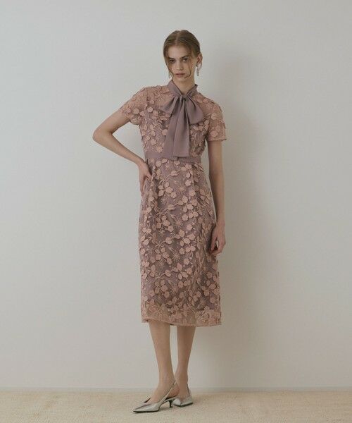 GRACE CONTINENTAL / グレースコンチネンタル ドレス | フラワ−フレアドレス | 詳細1