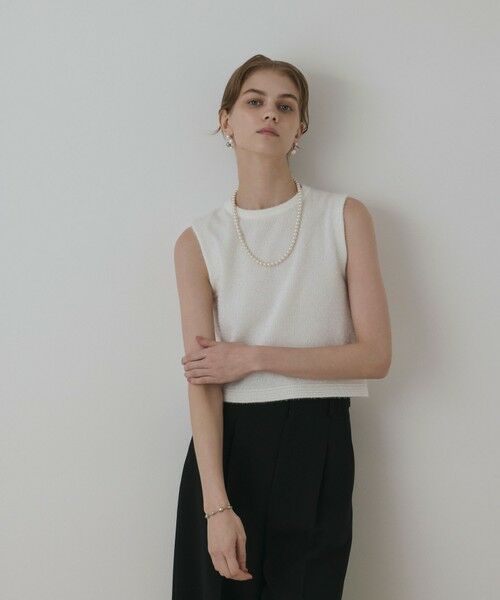 GRACE CONTINENTAL / グレースコンチネンタル その他トップス | ラメフェザ−ニットトップ | 詳細3
