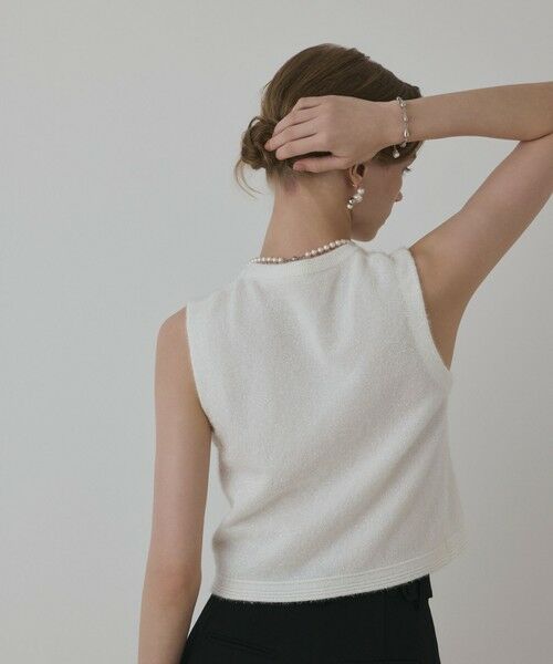 GRACE CONTINENTAL / グレースコンチネンタル その他トップス | ラメフェザ−ニットトップ | 詳細5