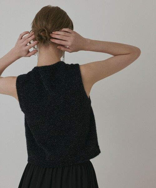 GRACE CONTINENTAL / グレースコンチネンタル その他トップス | ラメフェザ−ニットトップ | 詳細15