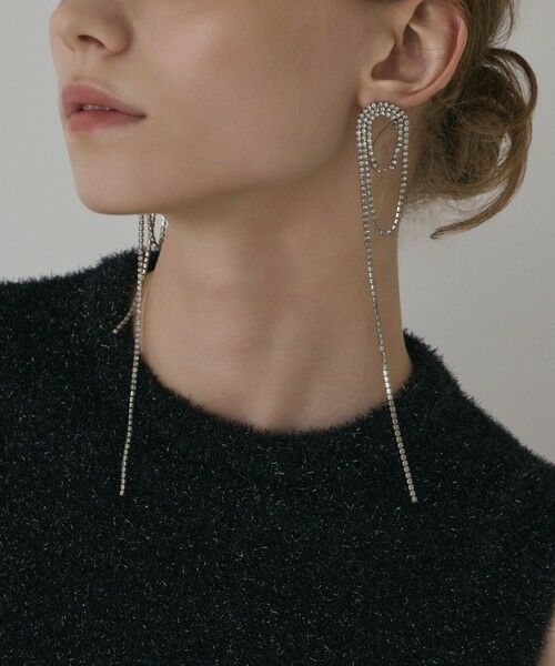 GRACE CONTINENTAL / グレースコンチネンタル その他トップス | ラメフェザ−ニットトップ | 詳細16