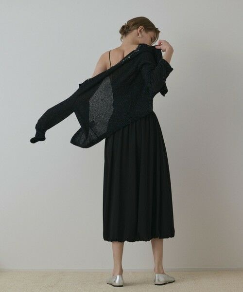 GRACE CONTINENTAL / グレースコンチネンタル カーディガン・ボレロ | ラメフェザ−ニットカーディガン | 詳細11