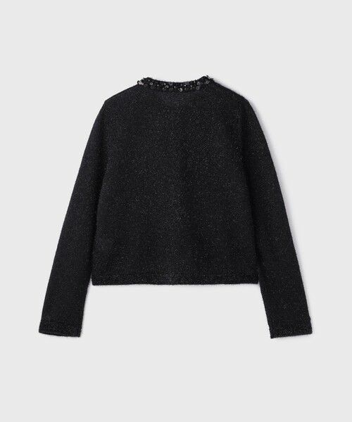 GRACE CONTINENTAL / グレースコンチネンタル カーディガン・ボレロ | ラメフェザ−ニットカーディガン | 詳細17