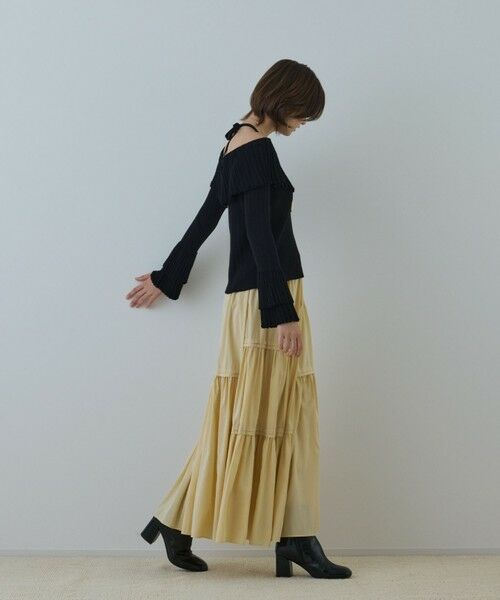 GRACE CONTINENTAL / グレースコンチネンタル ミニ・ひざ丈スカート | ティアードロングスカート | 詳細4