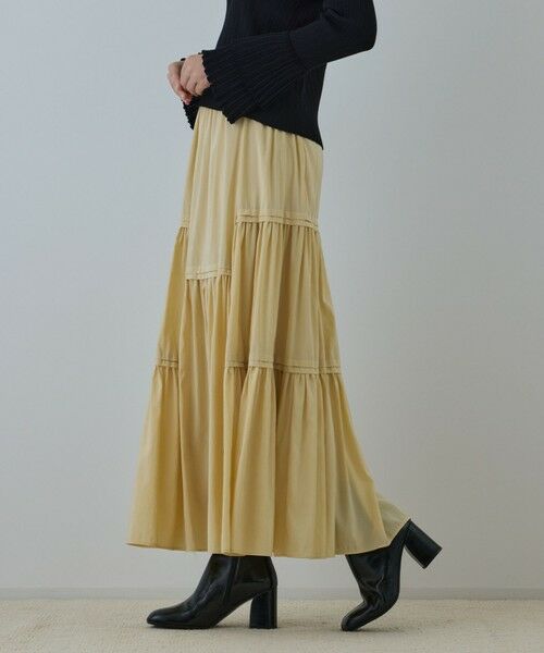 GRACE CONTINENTAL / グレースコンチネンタル ミニ・ひざ丈スカート | ティアードロングスカート | 詳細6