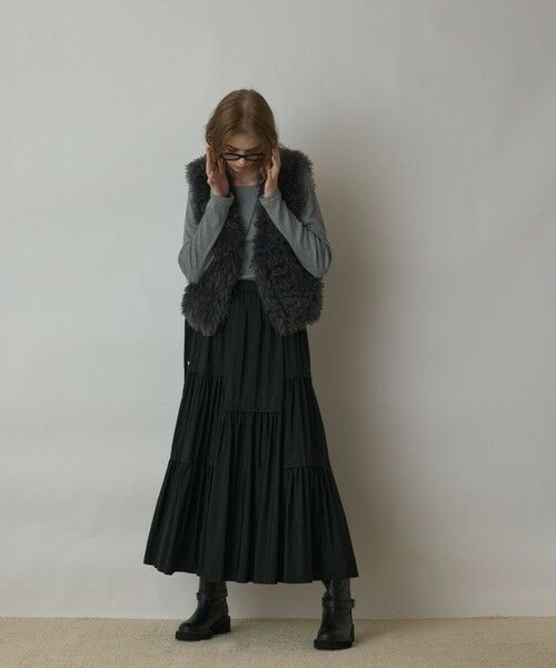 GRACE CONTINENTAL / グレースコンチネンタル ミニ・ひざ丈スカート | ティアードロングスカート | 詳細13