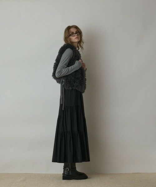 GRACE CONTINENTAL / グレースコンチネンタル ミニ・ひざ丈スカート | ティアードロングスカート | 詳細14