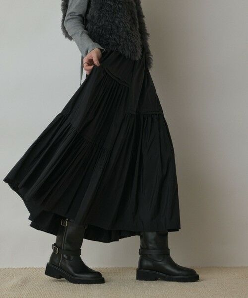 GRACE CONTINENTAL / グレースコンチネンタル ミニ・ひざ丈スカート | ティアードロングスカート | 詳細18