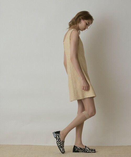 GRACE CONTINENTAL / グレースコンチネンタル ミニ丈・ひざ丈ワンピース | サラサジャガードミニワンピース | 詳細4