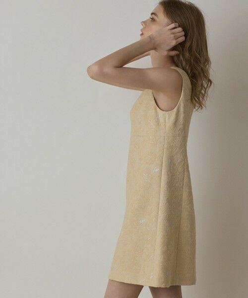 GRACE CONTINENTAL / グレースコンチネンタル ミニ丈・ひざ丈ワンピース | サラサジャガードミニワンピース | 詳細6