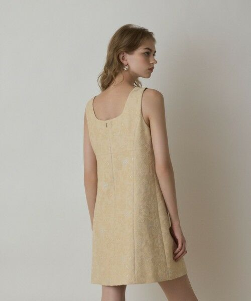 GRACE CONTINENTAL / グレースコンチネンタル ミニ丈・ひざ丈ワンピース | サラサジャガードミニワンピース | 詳細7