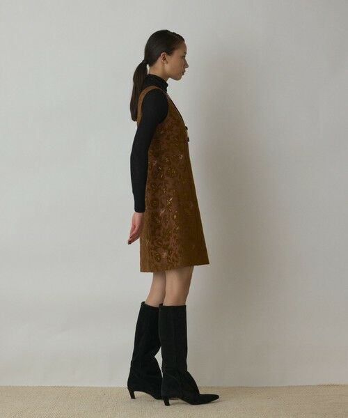 GRACE CONTINENTAL / グレースコンチネンタル ミニ丈・ひざ丈ワンピース | サラサジャガードミニワンピース | 詳細17