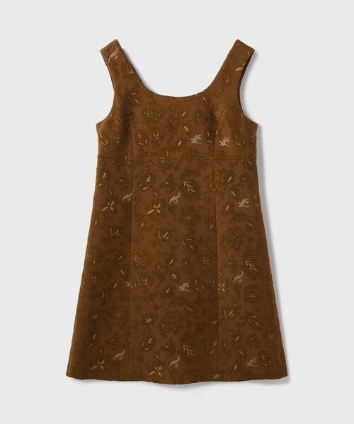 GRACE CONTINENTAL / グレースコンチネンタル ミニ丈・ひざ丈ワンピース | サラサジャガードミニワンピース | 詳細19