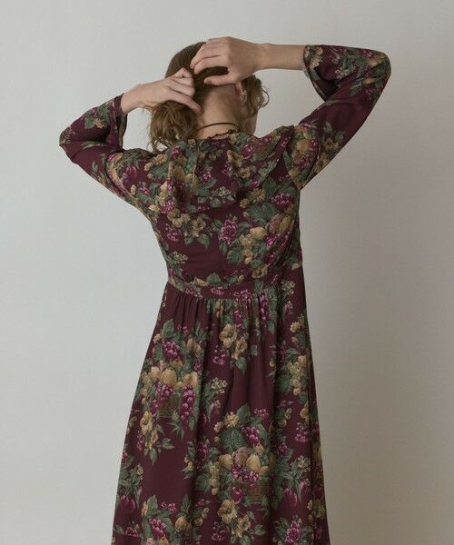 GRACE CONTINENTAL / グレースコンチネンタル ロング・マキシ丈ワンピース | ボタニカルベリープリントワンピース | 詳細15