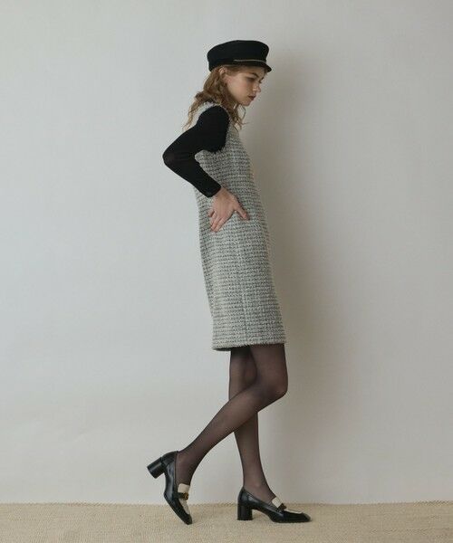 GRACE CONTINENTAL / グレースコンチネンタル ミニ丈・ひざ丈ワンピース | ツイードタイトワンピース | 詳細2
