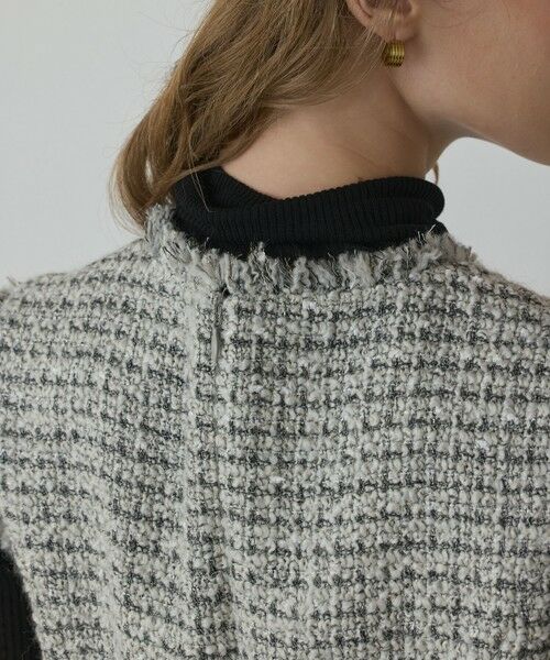 GRACE CONTINENTAL / グレースコンチネンタル ミニ丈・ひざ丈ワンピース | ツイードタイトワンピース | 詳細8