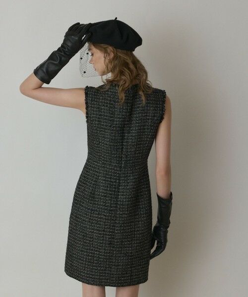 GRACE CONTINENTAL / グレースコンチネンタル ミニ丈・ひざ丈ワンピース | ツイードタイトワンピース | 詳細15