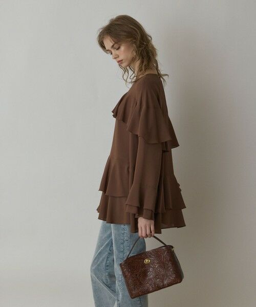 GRACE CONTINENTAL / グレースコンチネンタル シャツ・ブラウス（半袖以外） | シフォンフリルブラウス | 詳細9