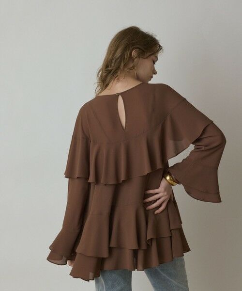 GRACE CONTINENTAL / グレースコンチネンタル シャツ・ブラウス（半袖以外） | シフォンフリルブラウス | 詳細10