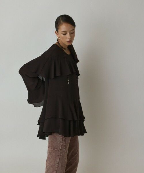 GRACE CONTINENTAL / グレースコンチネンタル シャツ・ブラウス（半袖以外） | シフォンフリルブラウス | 詳細15