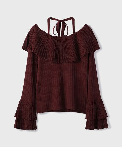 GRACE CONTINENTAL / グレースコンチネンタル ニット・セーター | アイレットフレアニットトップ | 詳細10