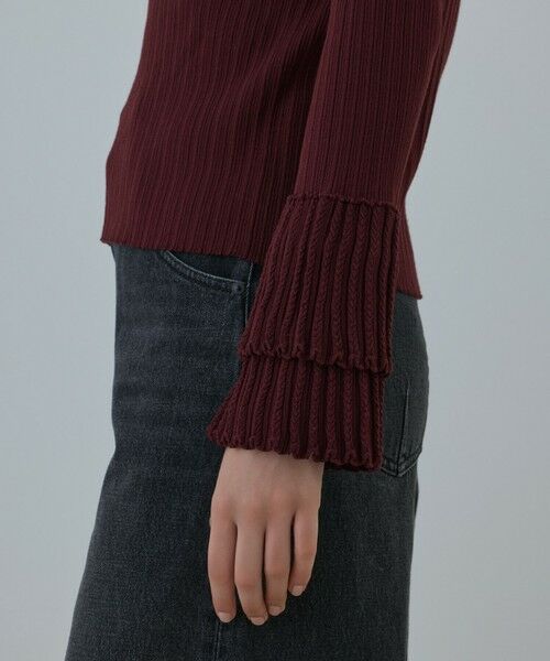 GRACE CONTINENTAL / グレースコンチネンタル ニット・セーター | アイレットフレアニットトップ | 詳細8