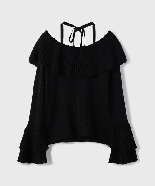 GRACE CONTINENTAL / グレースコンチネンタル ニット・セーター | アイレットフレアニットトップ | 詳細16