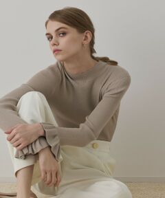 GRACE CONTINENTAL / グレースコンチネンタル ニット・セーター | ラメリブニットトップ