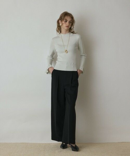 GRACE CONTINENTAL / グレースコンチネンタル ニット・セーター | ラメリブニットトップ | 詳細1