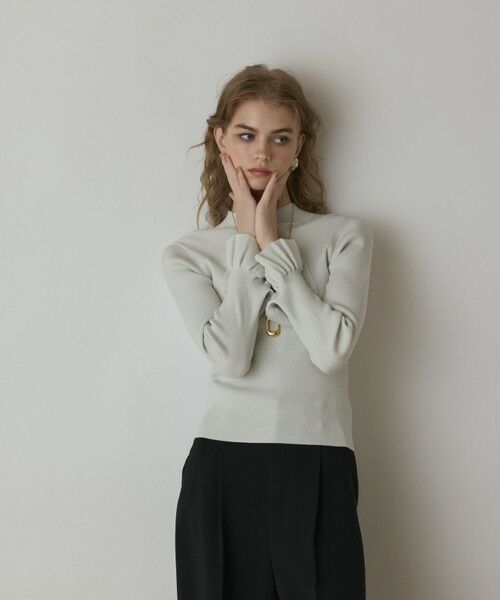 GRACE CONTINENTAL / グレースコンチネンタル ニット・セーター | ラメリブニットトップ | 詳細5