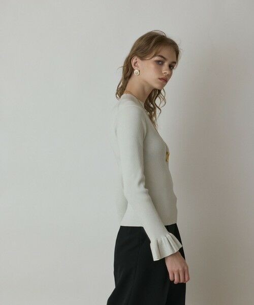 GRACE CONTINENTAL / グレースコンチネンタル ニット・セーター | ラメリブニットトップ | 詳細6